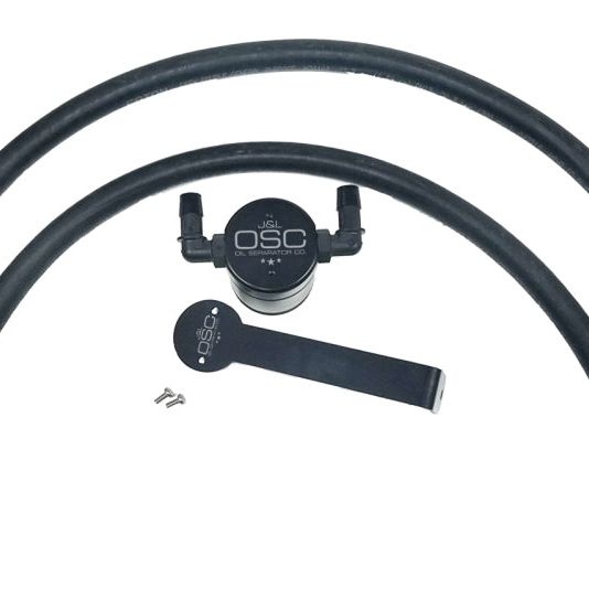 J&L 09-18 Ram 1500 5.7L Passenger Side Oil Separator 3.0 - Black Anodized-tuningsupply.com