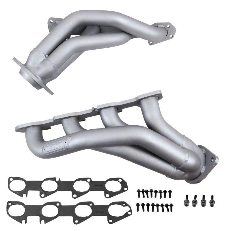 BBK 05-10 Dodge Hemi 6.1L Shorty Tuned Length Exhaust Headers - 1-7/8in Titanium Ceramic-tuningsupply.com