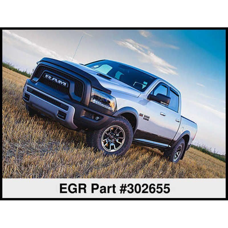 EGR 09-13 Dodge Ram Pickup Superguard Hood Shield - Matte (302655)-tuningsupply.com