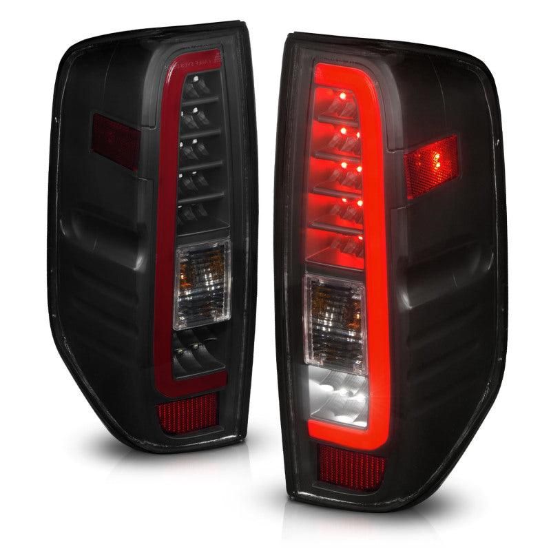 ANZO 2005-2021 Nissan Frontier LED Taillights Black Housing/Smoke Lens-tuningsupply.com