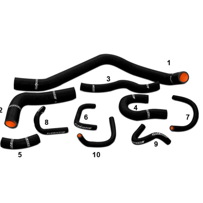 Mishimoto 88-91 Honda Civic Black Silicone Hose Kit-tuningsupply.com