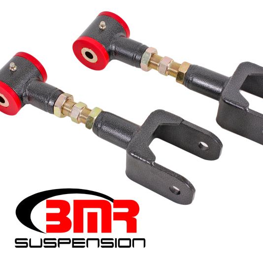 BMR 79-04 Fox Mustang Upper Control Arms On-Car Adj. (Polyurethane) - Black Hammertone-tuningsupply.com