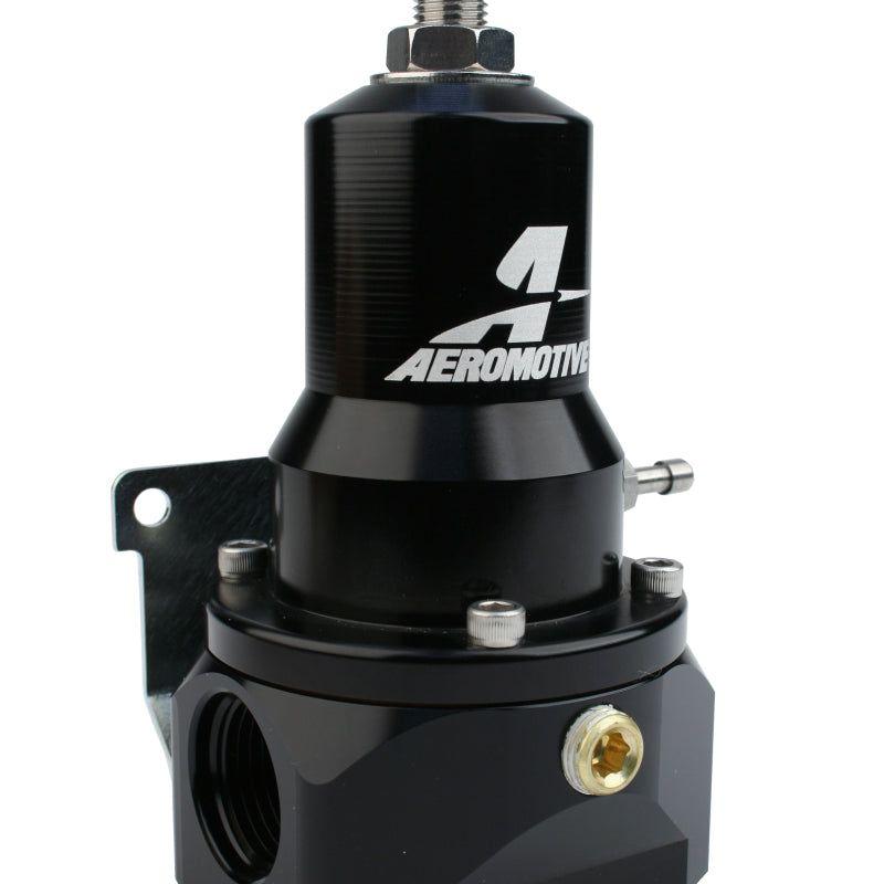 Aeromotive Regulator - 30-120 PSI - .500 Valve - 2x AN-10 Inlets / AN-10 Bypass-tuningsupply.com