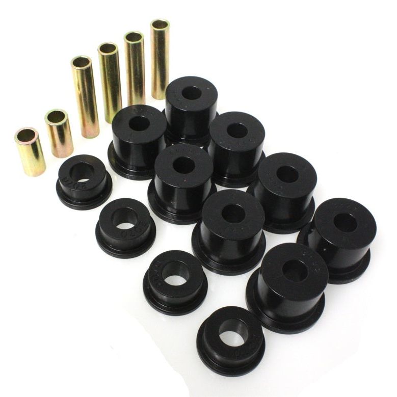 Energy Suspension 80-98 Ford F250/F350 4WD w/ 2 inch ID Black Front Spring Bushing Set-tuningsupply.com