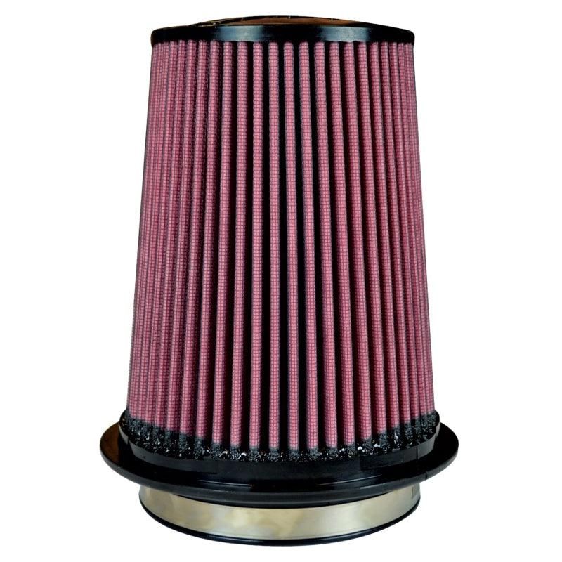 Injen Oiled Air Filter 5.0in Flange ID / 7.0in Twist Lock Base / 7.9in Media Height / 5.0in Top-tuningsupply.com