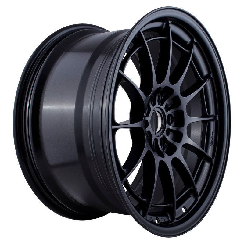 Enkei NT03+M 18x9.5 5x114.3 40mm Offset 72.6mm Bore Black Wheel G35/350Z *MOQ 40 Wheels*-tuningsupply.com