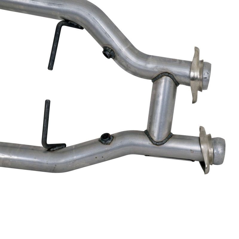 BBK 96-04 Mustang 4.6 GT / Cobra Short Mid H Pipe w Catalytic Converters 2-1/2 For Long Tube Headers-tuningsupply.com