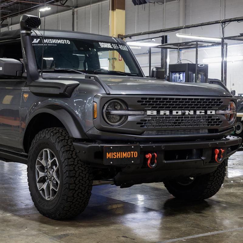 Mishimoto 2021+ Ford Bronco Modular Bumper License Plate Relocation-tuningsupply.com