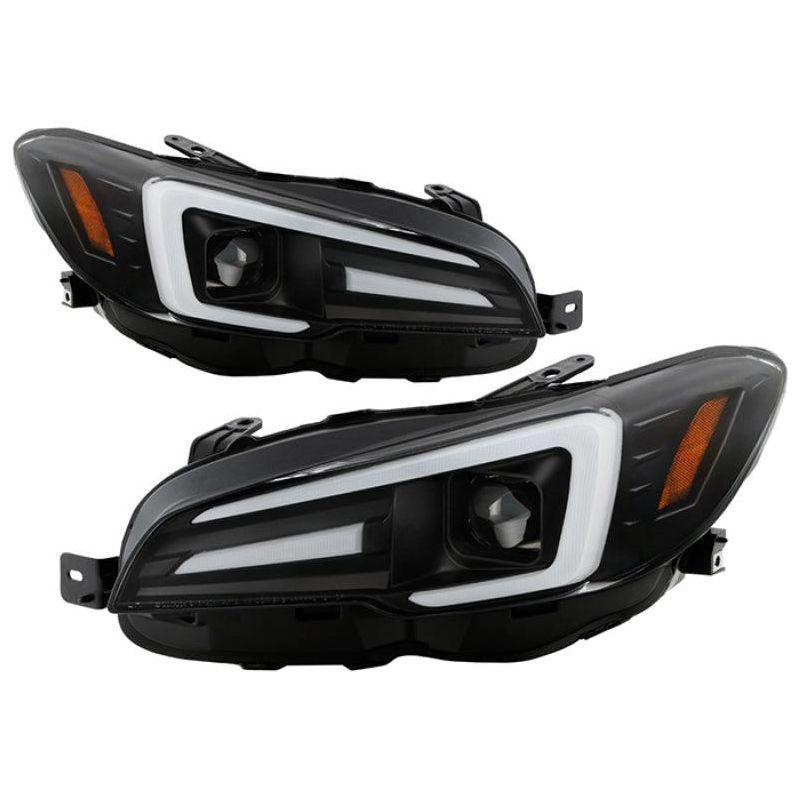 Spyder Subaru Impreza WRX 15-20 LED High-Power LED Headlights-Black PRO-YD-SWRX15LEDAP-SBSEQ-BK - SMINKpower Performance Parts SPY5088109 SPYDER