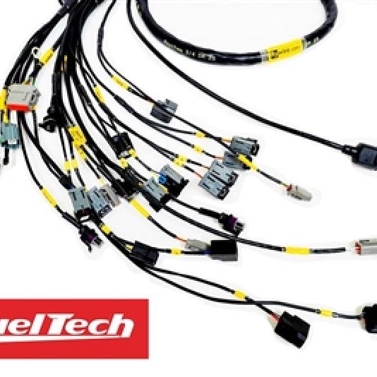 Rywire Honda K-Series (w/FuelTech 550 ECU) Eng Harness w/OBD2 Alt/EV14 Inj/AEM IAT/MAP (Adapter Req) - SMINKpower Performance Parts RYWRY-K2-FUELTECH-550 Rywire