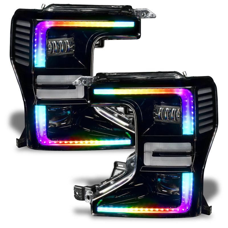 Oracle 2022 Ford F250/350 Super Duty Dynamic ColorSHIFT Headlight DRL Kit w/Switchback SEE WARRANTY-tuningsupply.com