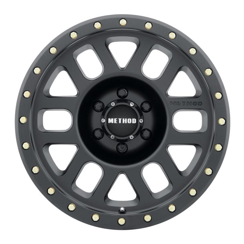 Method MR309 Grid 17x8.5 0mm Offset 6x120 83mm CB Matte Black Wheel-tuningsupply.com