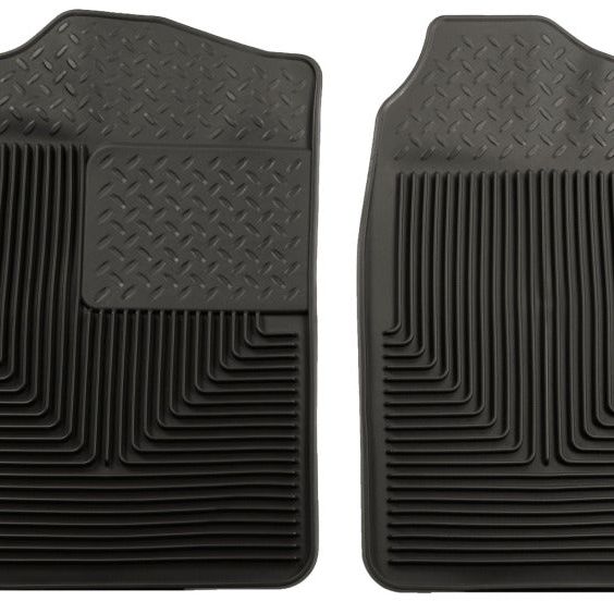 Husky Liners 88-98 Chevy/GMC C/K Series Truck/73-93 Dodge Ram Heavy Duty Black Front Floor Mats-tuningsupply.com