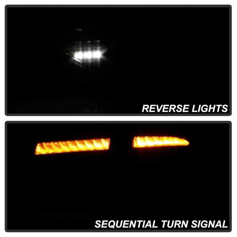 Spyder 08-14 Subara Impreza WRX Hatchback LED Tail Lights Seq Signal Blk Smoke ALT-YD-SI085D-SEQ-BSM - SMINKpower Performance Parts SPY5086747 SPYDER