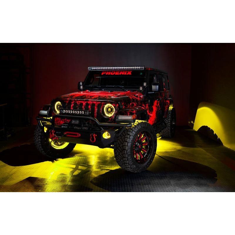 Oracle Jeep Wrangler JK/JL/JT High Performance W LED Fog Lights - w/o Controller SEE WARRANTY-tuningsupply.com