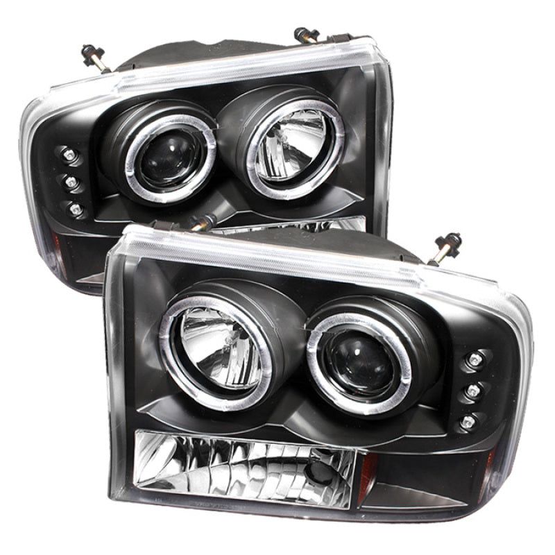 Spyder Ford F250 Super Duty 99-04 Projector Version 2 LED Halo LED Blk PRO-YD-FF25099-1P-G2-BK-Headlights-SPYDER-SPY5010339-SMINKpower Performance Parts