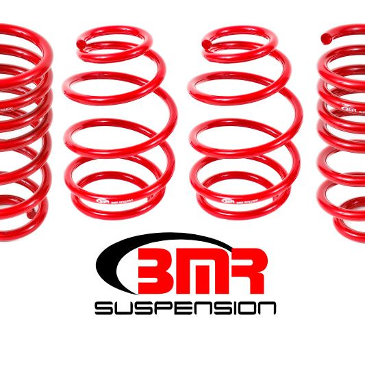 BMR 10-15 5th Gen Camaro V8 Lowering Spring Kit (Set Of 4) - Red-tuningsupply.com