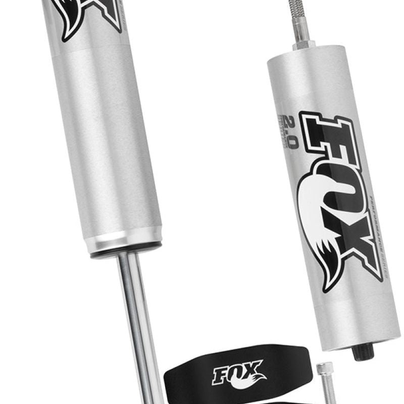 Fox 2.0 Performance Series 10.1in. Smooth Body R/R Shock Aluminum / Std Travel / Eyelet Ends - Black-tuningsupply.com