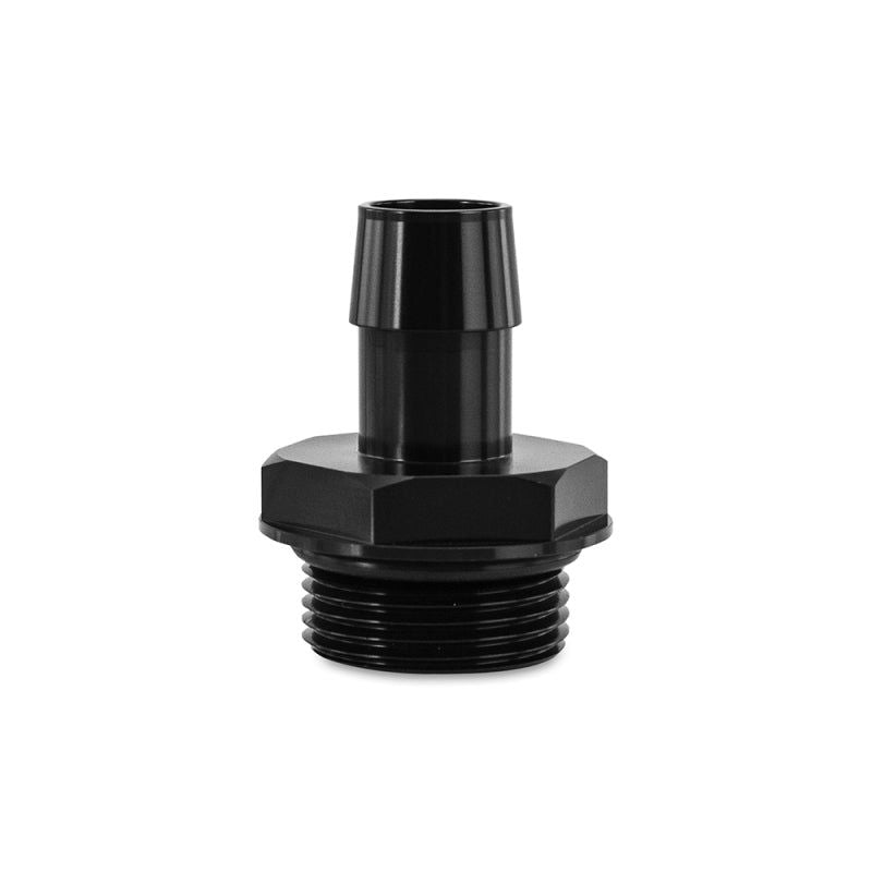 Mishimoto -16ORB to 3/4in. Hose Barb Aluminum Fitting - Black-tuningsupply.com