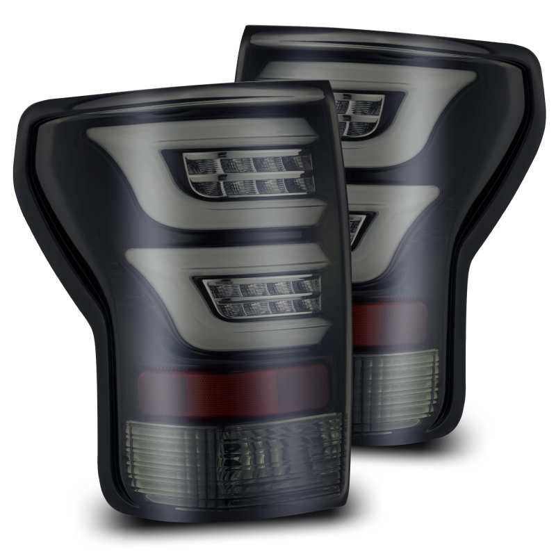 AlphaRex 07-13 Toyota Tundra PRO-Series LED Tail Lights Jet Black-tuningsupply.com