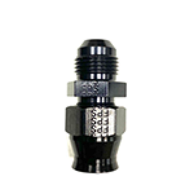 Fragola -6AN Male x 1/4in Tube AN Adapter Fitting Black-tuningsupply.com