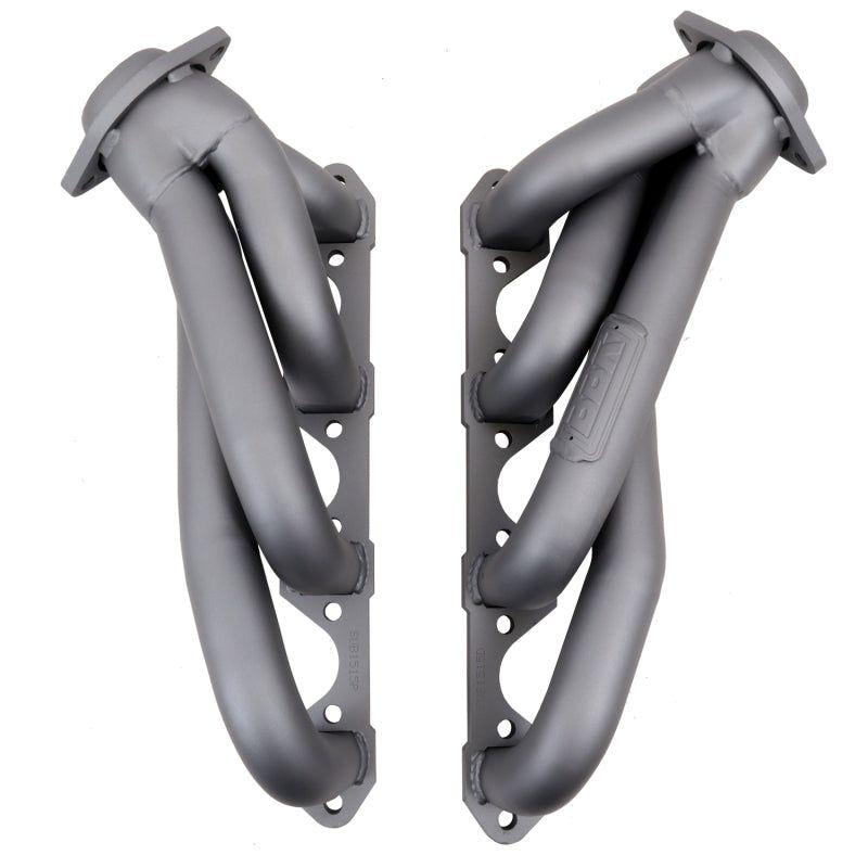 BBK 79-93 Mustang 5.0 Shorty Unequal Length Exhaust Headers - 1-5/8 Titanium Ceramic-tuningsupply.com