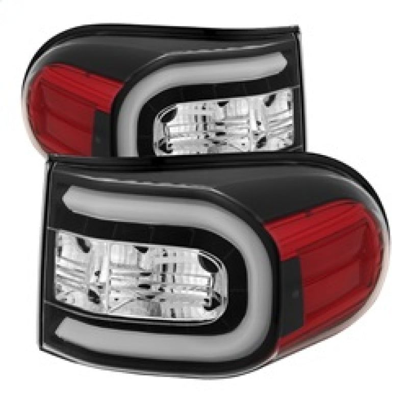 Spyder Toyota FJ Cruiser 07-13 Light Bar LED Tail Lights Black ALT-YD-TFJ07-LBLED-BK-Tail Lights-SPYDER-SPY5079442-SMINKpower Performance Parts