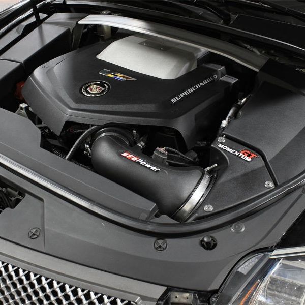 aFe Momentum GT Pro DRY S Cold Air Intake System 09-15 Cadillac CTS-V V8 6.2L (sc)-tuningsupply.com