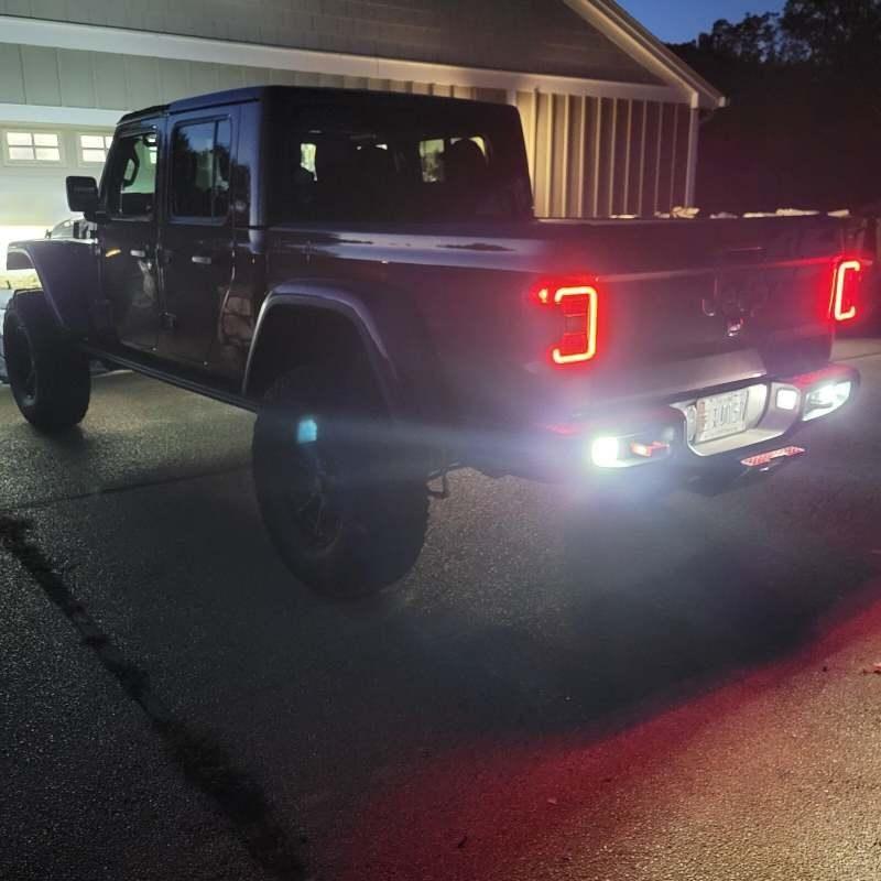 Oracle Rear Bumper LED Reverse Lights for Jeep Gladiator JT - 6000K SEE WARRANTY-tuningsupply.com