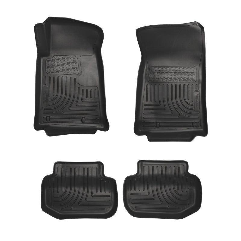 Husky Liners 10-12 Chevrolet Camaro WeatherBeater Combo Black Floor Liners-tuningsupply.com