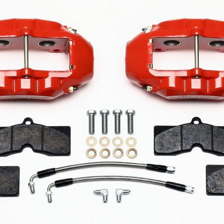 Wilwood D8-4 Rear Caliper Kit Red Corvette C2 / C3 65-82 - SMINKpower Performance Parts WIL140-10790-R Wilwood