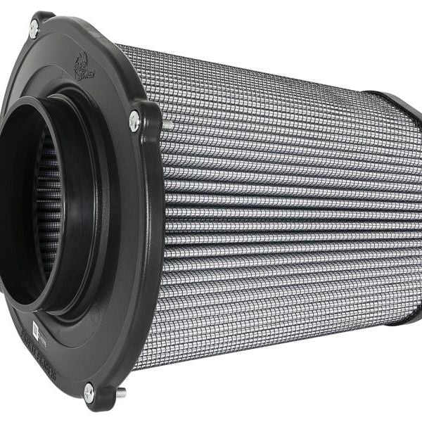 aFe Quantum Pro DRY S Air Filter Inverted Top - 5in Flange x 8in Height - Dry PDS-tuningsupply.com