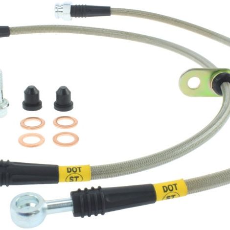 StopTech 09 Acura TSX / 08 Honda EX/EX-L / 09 Accord Coupe & Sedan Stainless Steel Front Brake Lines-Brake Line Kits-Stoptech-STO950.40013-SMINKpower Performance Parts