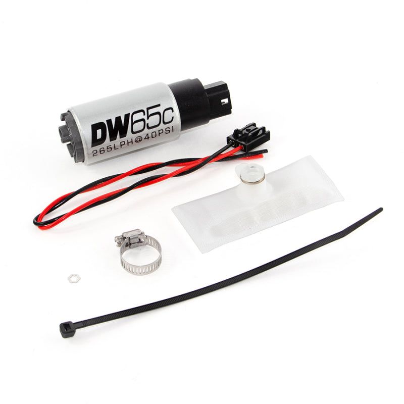 DeatschWerks 88-91 BMW 325i DW65C 265lph Compact Fuel Pump w/ Install Kit (w/o Mounting Clips)-tuningsupply.com