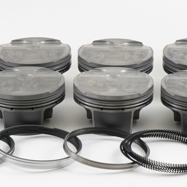 Mahle MS Piston Set of 8 Ford 5.2L Voodoo 315cid 3.710in Bore 3.661 Stk 5.9 Rod .827 Pin 7.8cc 12CR-tuningsupply.com