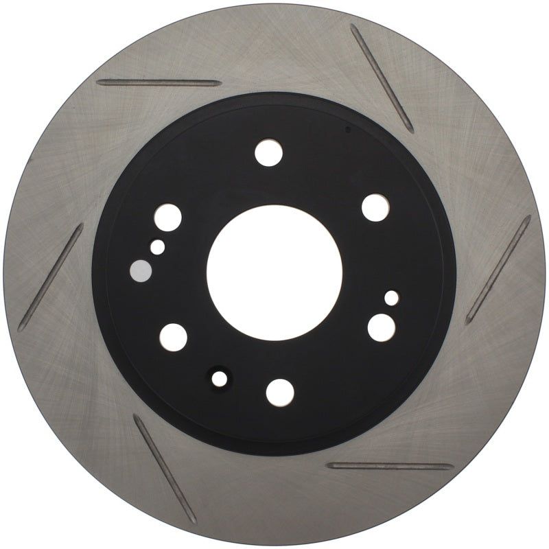 StopTech Power Slot 07 Chevrolet Tahoe Front Left Rotor-Brake Rotors - Slotted-Stoptech-STO126.66057SL-SMINKpower Performance Parts