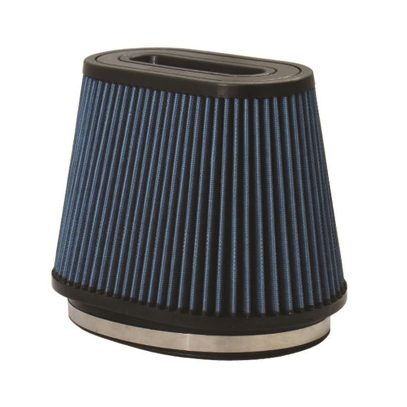 Injen AMSOIL Ea Nanofiber Dry Air Filter - 8 1/2 Oval Filter 9 1/2 Base / 6 1/4 Tall / 8 Top-tuningsupply.com