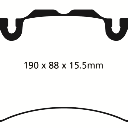 EBC 13+ Land Rover Range Rover 3.0 Supercharged Greenstuff Front Brake Pads-tuningsupply.com