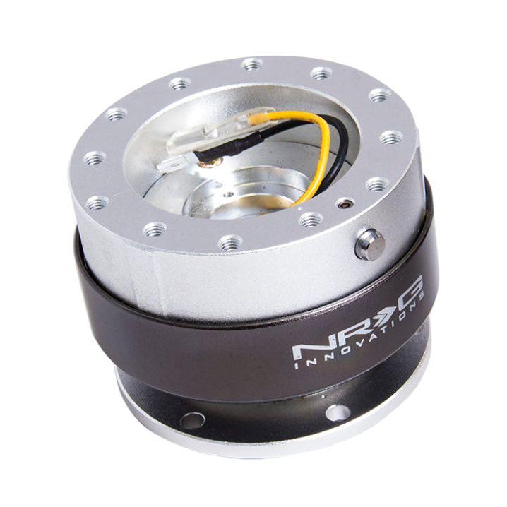 NRG Quick Release Gen 2.0 - Silver Body / Titanium Chrome Ring-tuningsupply.com