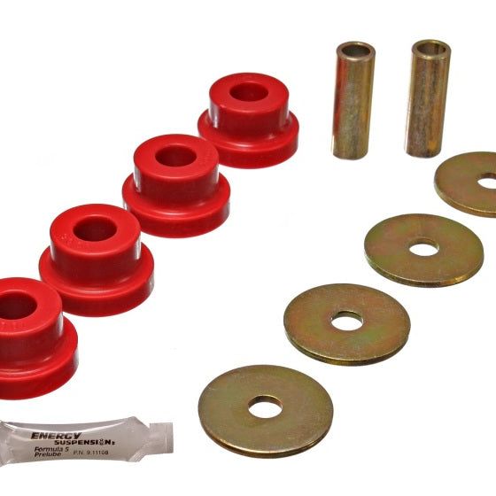 Energy Suspension 70-78 Nissan 240Z/260Z/280Z Red Differential Carrier (Mustache Bar) Bushings-tuningsupply.com