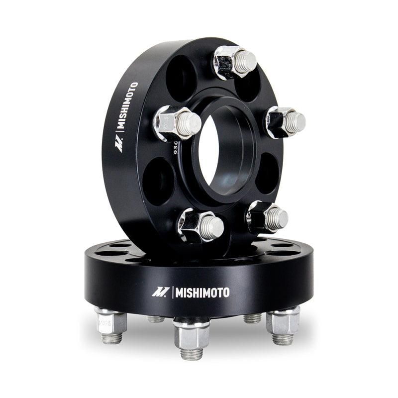 Mishimoto Wheel Spacers - 5X114.3 / 70.5 / 25 / M14 - Black-tuningsupply.com