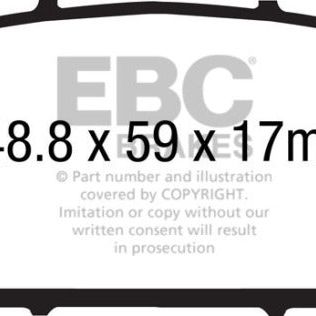 EBC 12+ Acura RDX 3.5 Greenstuff Front Brake Pads-tuningsupply.com