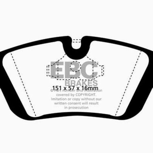 

EBC DP4914R - EBCDP4914R - EBC 96-98 BMW Z3 1.9 Yellowstuff Front Brake Pads - Shipped in Europe - Tuningsupply.com
