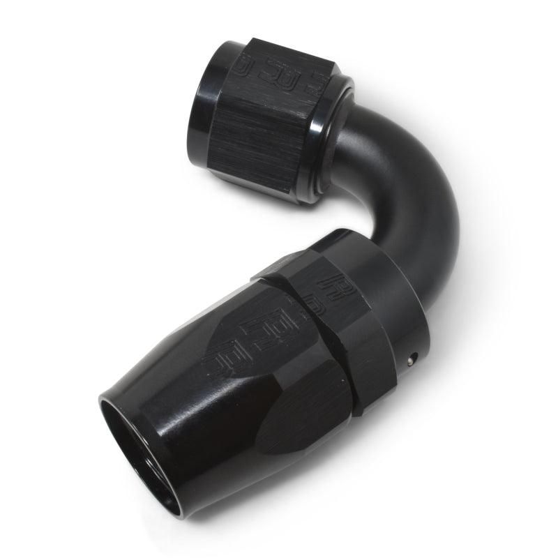 Russell Performance -6 AN Black 120 Degree Full Flow Swivel Hose End - SMINKpower Performance Parts RUS613405 Russell