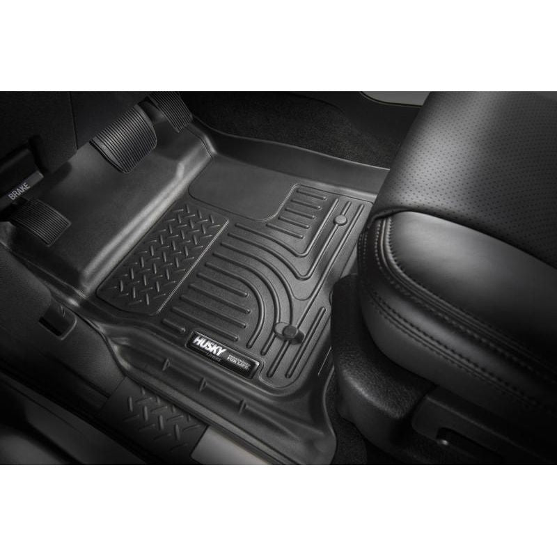 Husky Liners 07-11 Toyota Camry (All) WeatherBeater Combo Gray Floor Liners (One Piece for 2nd Row)-tuningsupply.com