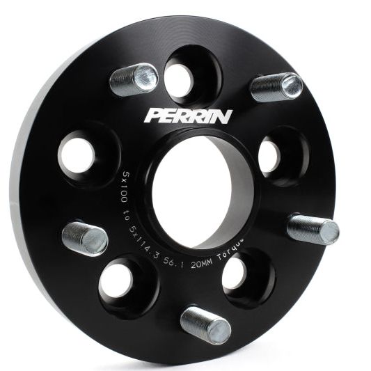 Perrin Wheel Adapter 20mm Bolt-On Type 5x100 to 5x114.3 w/ 56mm Hub (Set of 2)-tuningsupply.com