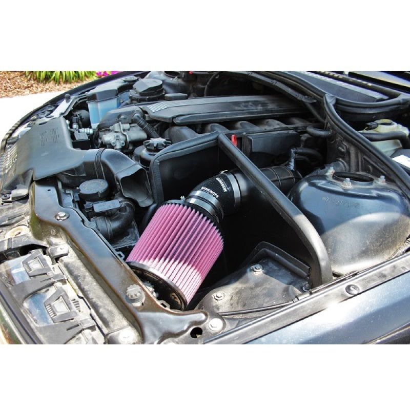 Mishimoto 99-05 BMW E46 323i/325i/328i Performance Cold Air Intake Kit - Black-tuningsupply.com