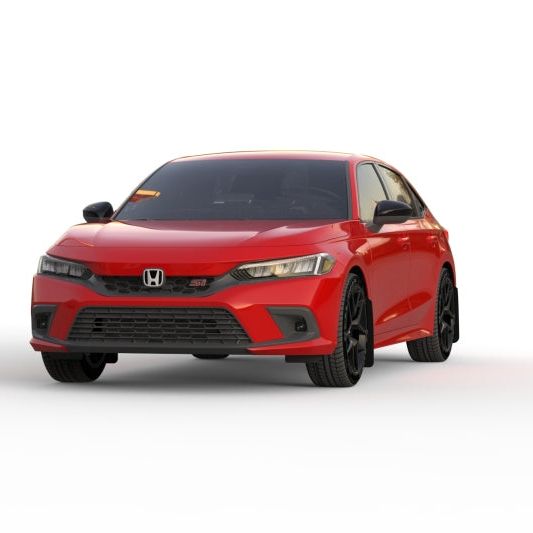 Rally Armor 2022 Honda Civic (Incl. Si/Sport/Touring) Black UR Mud Flap w/ Red Logo - SMINKpower Performance Parts RALMF90-UR-BLK/RD Rally Armor