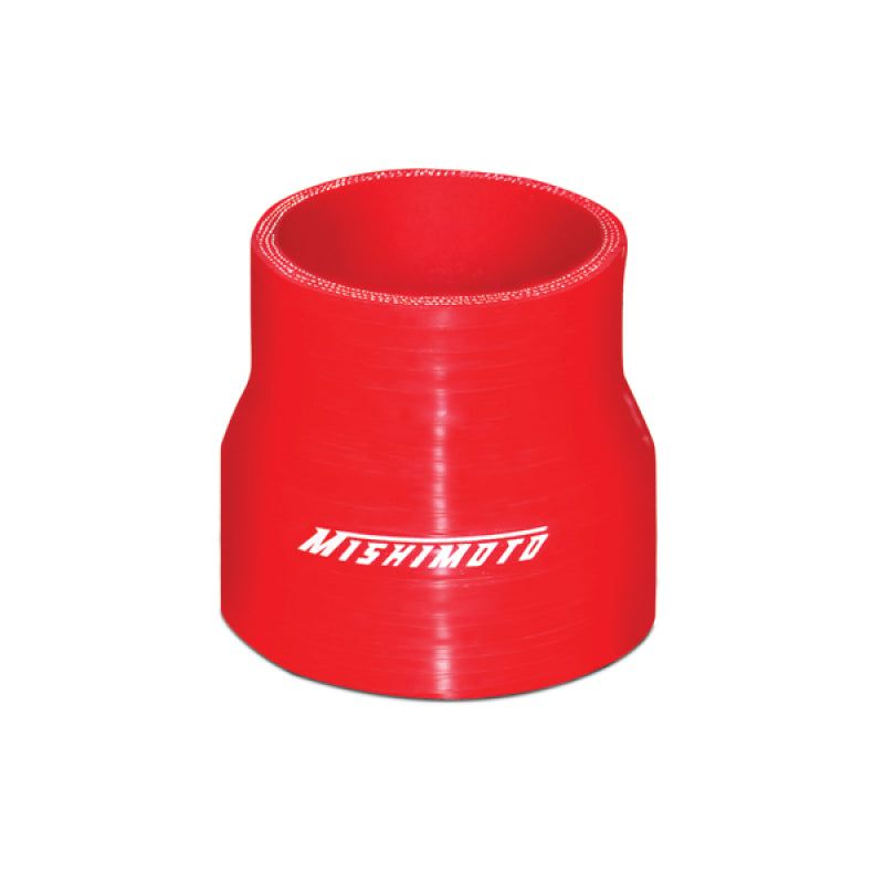 Mishimoto 2.5 to 3.0 Inch Red Transition Coupler-tuningsupply.com