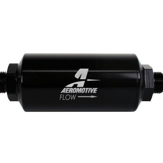 Aeromotive In-Line Filter - (AN -08 Male) 100 Micron Stainless Steel Element-tuningsupply.com